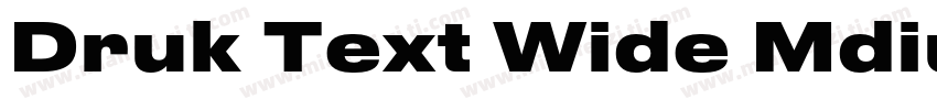Druk Text Wide Mdium Trial字体转换